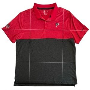 Atlanta Falcons NFL On Field Apparel Nike Dri-Fit Polo Shirt Size XXL